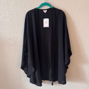 Lularoe Pearl - solid Black - Size Large - NEW!